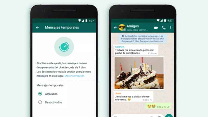 Aprende enviar mensajes en WhatsApp y que se Autodestruyan