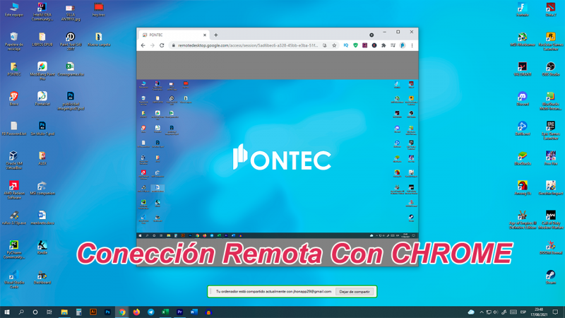 Como conectarte remotamente a otra pc sin programas