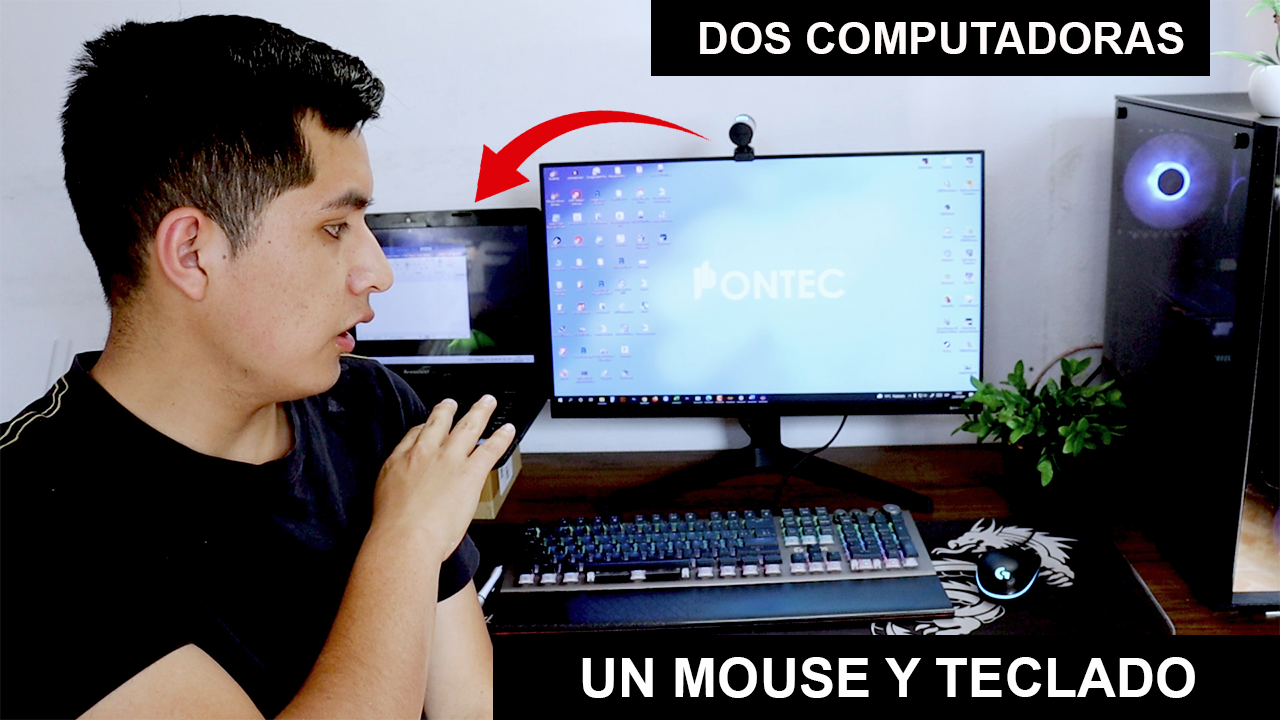 Cómo conectar dos computadoras al mismo teclado y mouse