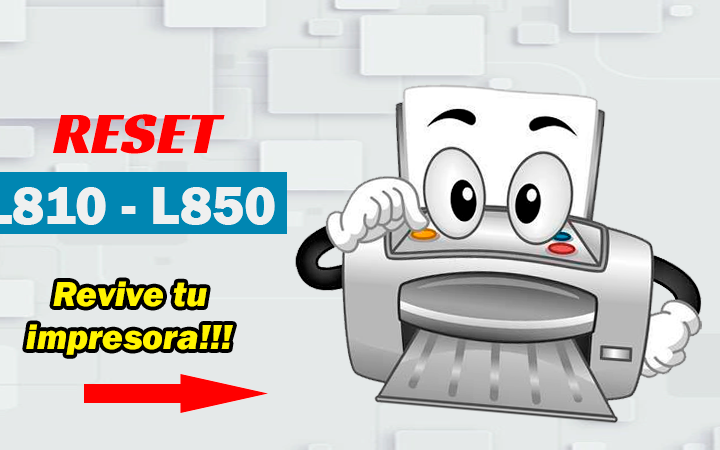 Reset Epson L810 – L850 Gratis