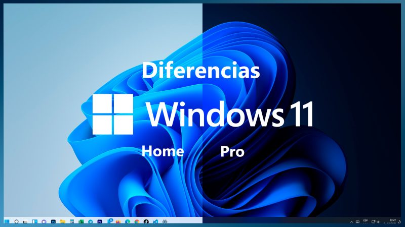 Diferencia Windows 11 Home vs Pro